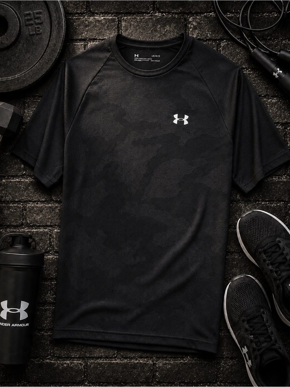 4/$50 Under Armour Men’s Black Camo Performance Short-Sleeve Tee